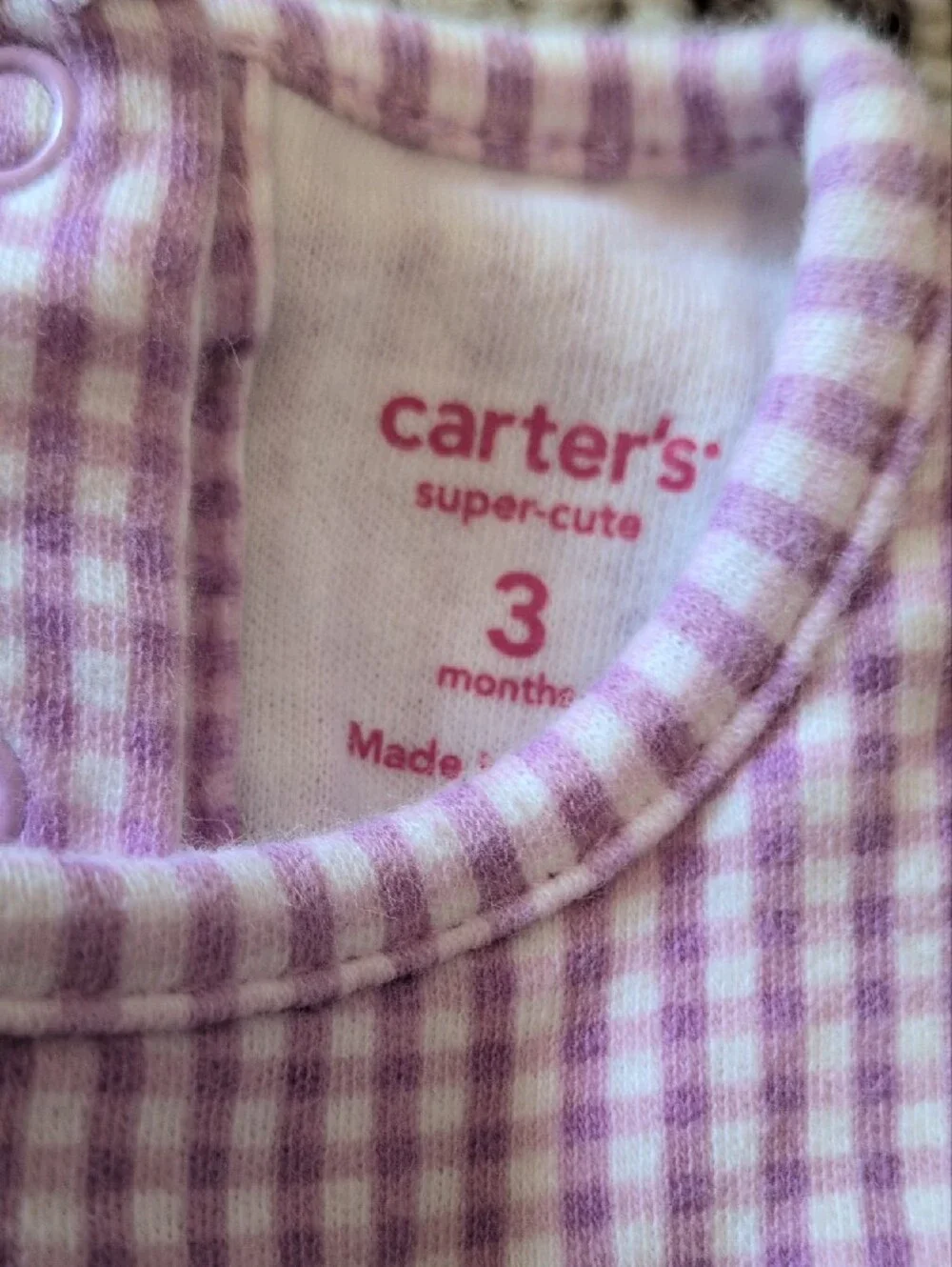 Carters bright pink